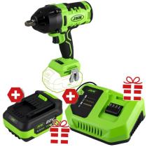 JBM PROMOELECTR1 - PROMOCION ELECTRICA LLAVE DE IMPACTO 60018+BATERIA Y CARGADO