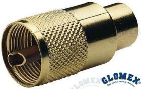 TD4 GLORA131GOLD - CONECTOR PL259 GOLD PARA RG213