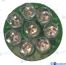 TD4 GS10262 - BOMBILLA 8 LEDS ROJO 12V