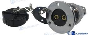 TD4 GS11023 - ENCHUFE ESTANCO 5 AMP. 2 POLOS