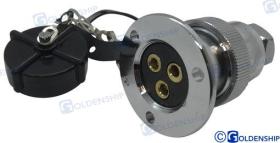 TD4 GS11024 - ENCHUFE ESTANCO 5 AMP. 3 POLOS