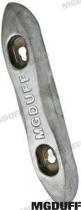 TD4 MGDZD72BM - ANODO PLACA ZINC 6,5 KG M10/M16