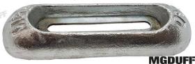 TD4 MGDZD76MINIEURO - ANODO PLACA ZINC 1,4 KG M10