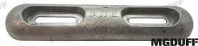 TD4 MGDZD77EURO - ANODO PLACA ZINC 2,4 KG M10